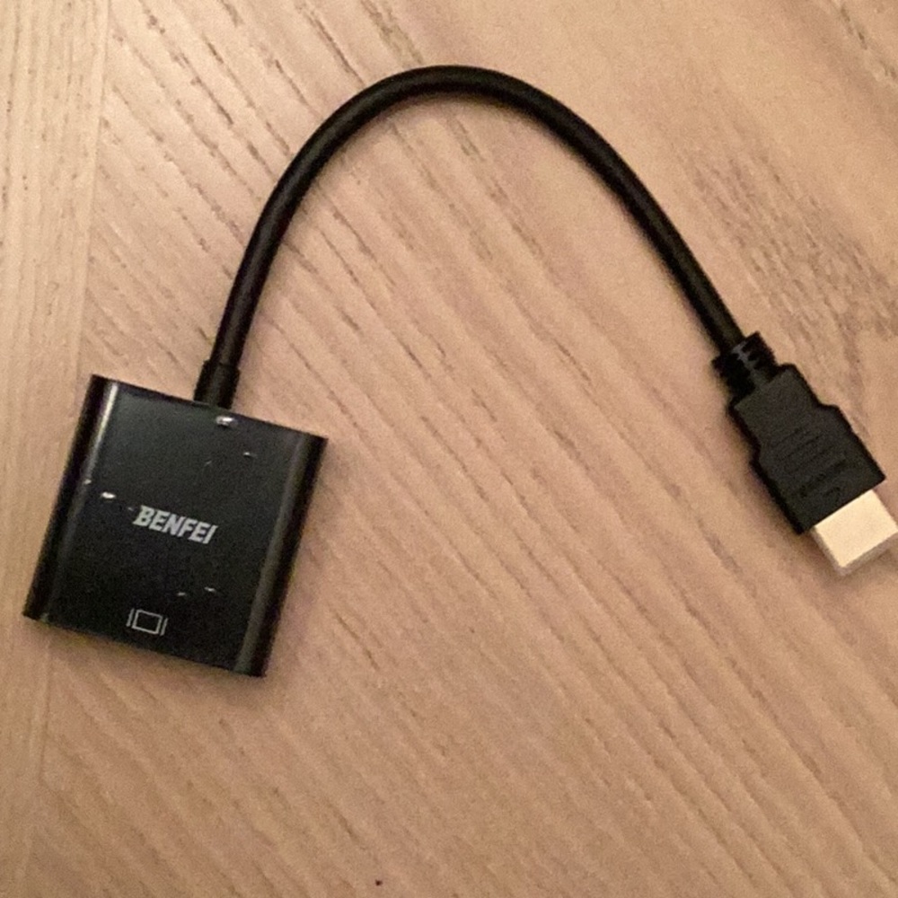 Benfei VGA (male) to HMDI (female) brand new still has plastic covering ends.